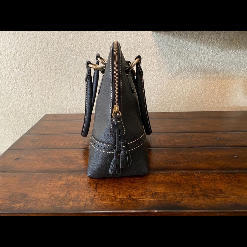 Dooney and Bourke Black Bowling Bag - Picture 3 of 8